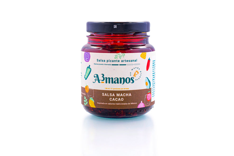 Salsa Macha Artesanal de Cacao y Albaricoque
